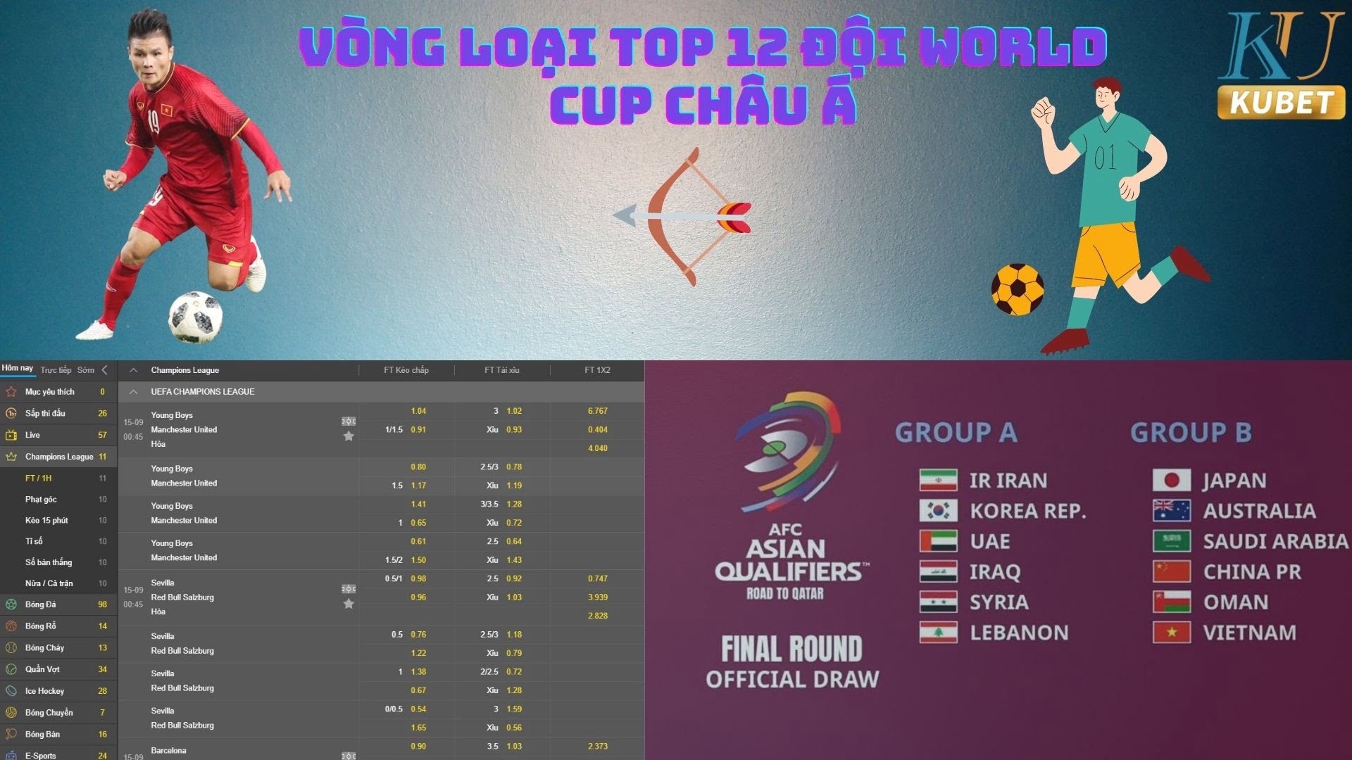 Vòng loại top 12 đội World Cup Châu Á/ Việt Nam-Trung Quốc